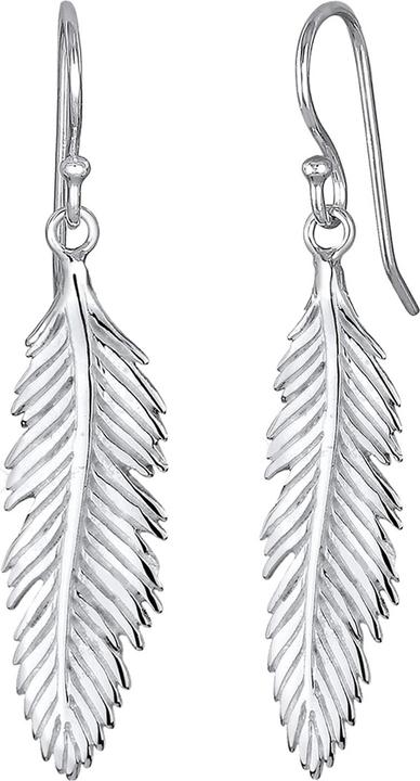 Elli Feder (Keine Stein, 925er Sterling Silber, Gummiband)