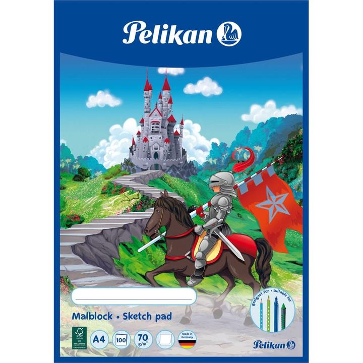 Produktbild Pelikan Malblöcke (A4, Blanko, Kein Einband)