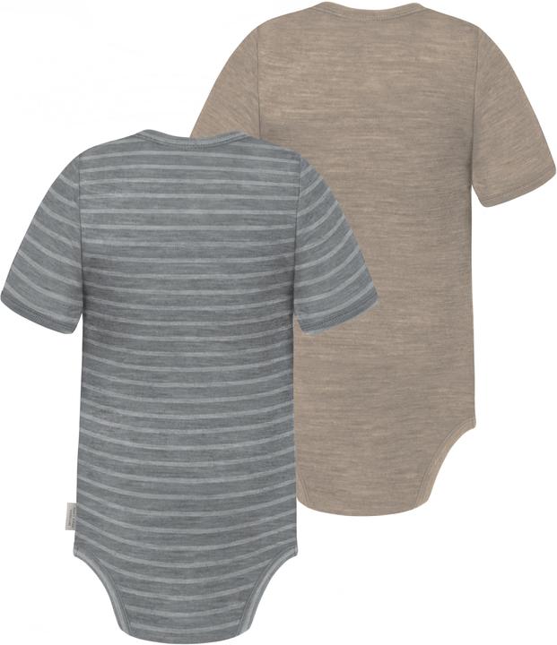 Immagine prodotto Normani Set di 2 body baby merino a maniche corte "Tauranga" - 9293 (80)
