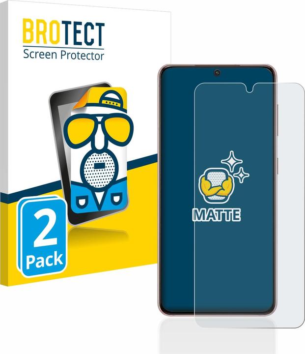 Image du produit BROTECT Film de protection antireflet Protection d'écran mat (2 pièce(s), Samsung Galaxy S21+)