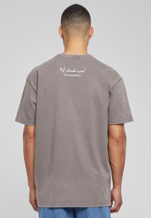 Actual product image Merchcode Love Yourself First Acid Washed Heavy Oversize Tee - 105781 (S)