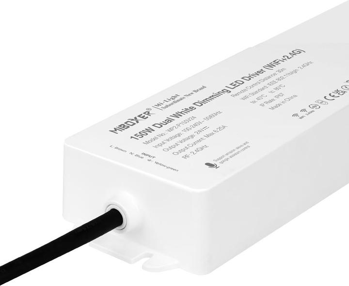 Produktbild Milight Dimmbarer Treiber 24V 150W KW/WW Funk + WLAN IP67