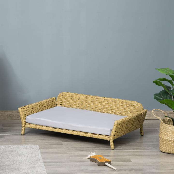 Produktbild PawHut Rattan Hundesofa mit Rattan-Design (Hund)