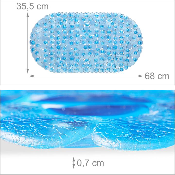 Produktbild Relaxdays Badewannenmatte (68 x 35.5 x 0.7 cm)