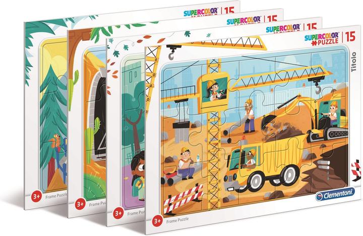 Produktbild Clementoni RahmenPuzzle Transportmittel g (15 Teile)