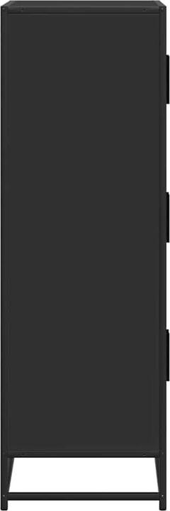 Productafbeelding VidaXL Highboard zwart 68x35x106,5 cm materiaal op houtbasis en metaal