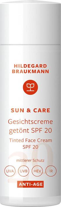 Hildegard Braukmann sun & care Gesichtscreme getönt SPF 20 (Sonnencreme Gesicht, SPF 20, 50 ml)