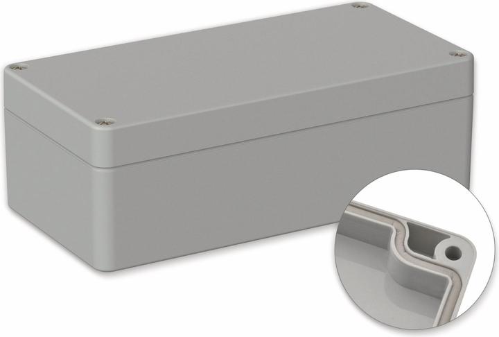 Produktbild Pollini POLLIN, Polycarbonat Gehäuse, 160 x 80 x 55 mm, IP66, Lichtgrau