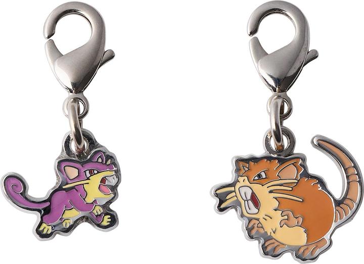 Immagine prodotto Pokémon Centro Pokemon - Portachiavi Rattata e Raticate - 2 pezzi
