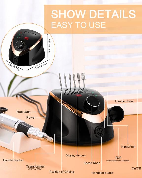 Produktbild Neflsi Elektrischer Nagelfräser