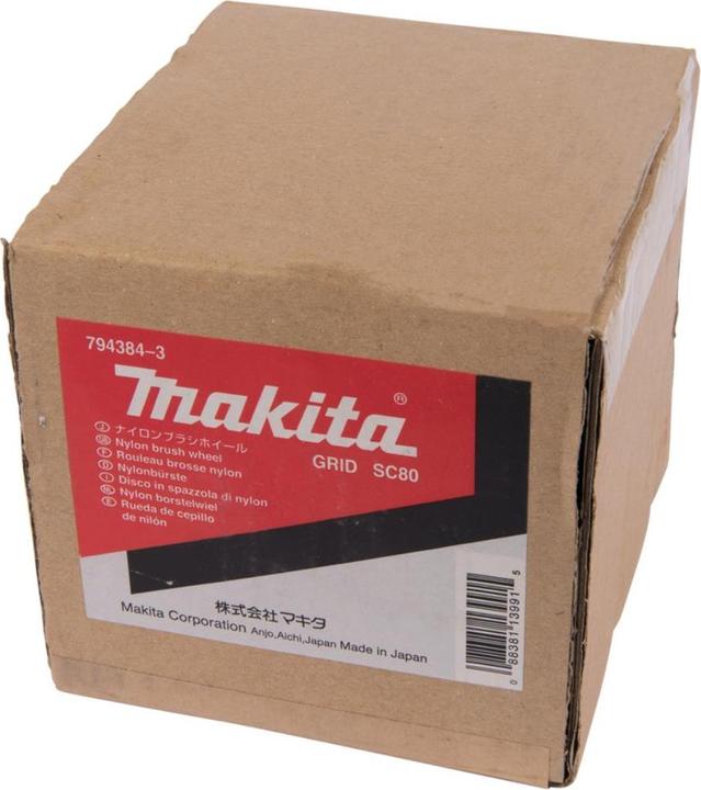 Produktbild Makita Schleifnylon-Bürste Korn 80 für Bürstenschleifer 9741 (80)