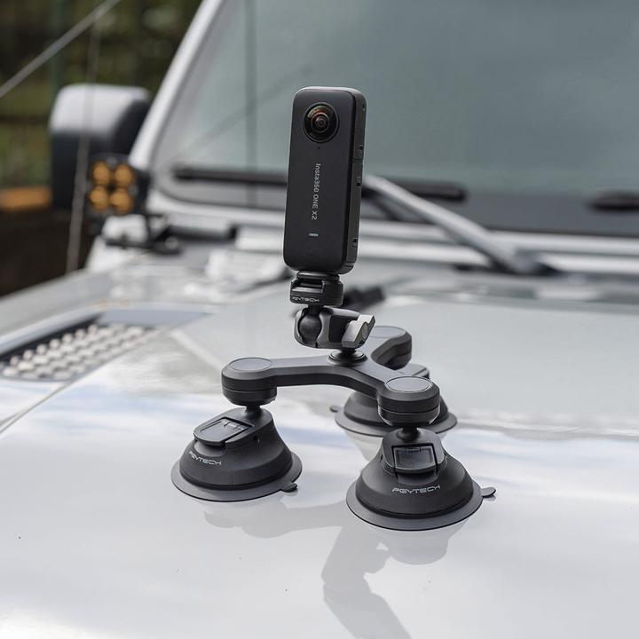 Actual product image Pgytech CapLock Action Camera Ball head Quick Release Set