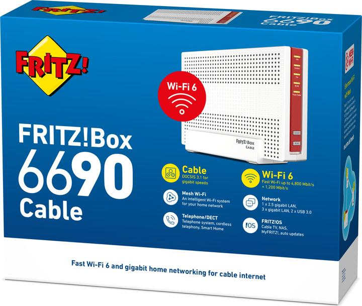 Produktbild AVM Fritz!Box 6690 Cable International