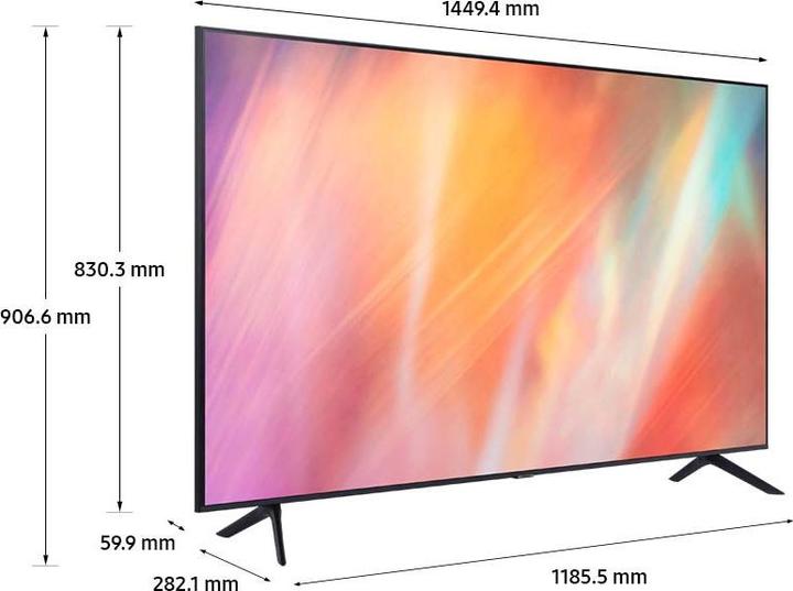 Actual product image Samsung Series 7 UE65AU7175U 165.1 cm 4K Ultra HD Smart TV Wifi Grijs (65", LED, 4K)
