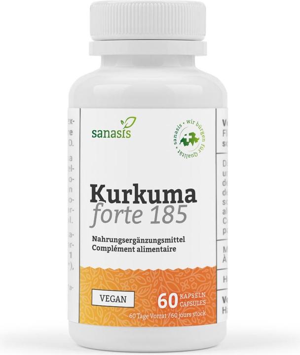 Sanasis Kurkuma fort Kapsel (60 Stück, Kapseln, 57 g)