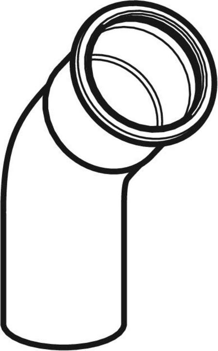 Image du produit Geberit elbow 45 ° Mapress acier au carbone single socket 54 mm (23708) (Connexion angulaire)