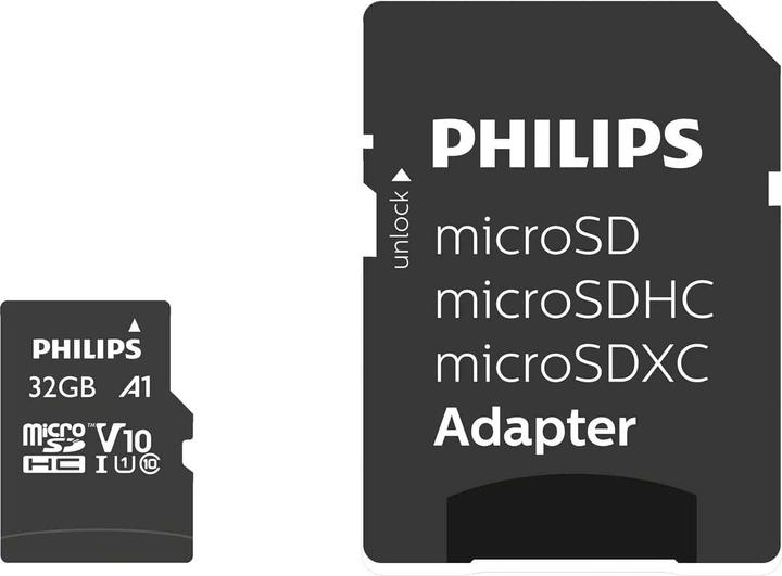 Actual product image Philips FM32MP45B (32 GB, microSDHC, U1, UHS-I)