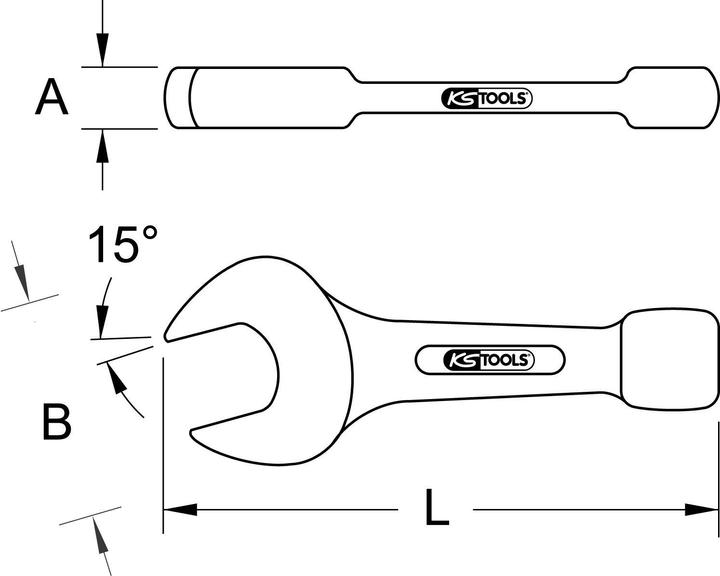 Actual product image KS Tools pipe socket wrench (80 mm)