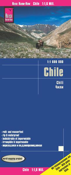 Produktbild Landkarte Chile (1:1.600.000)