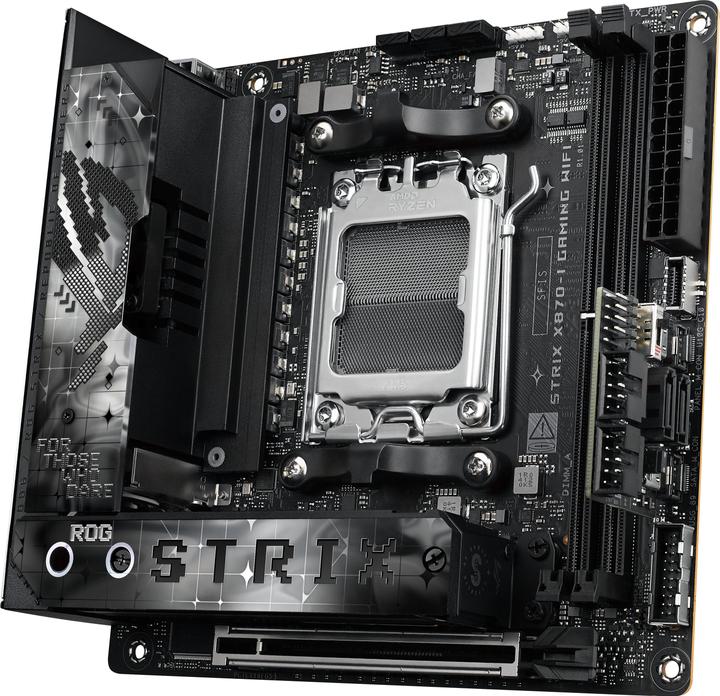 Actual product image ASUS ROG STRIX X870-I GAMING WIFI (AM5, AMD X870, Mini-ITX)