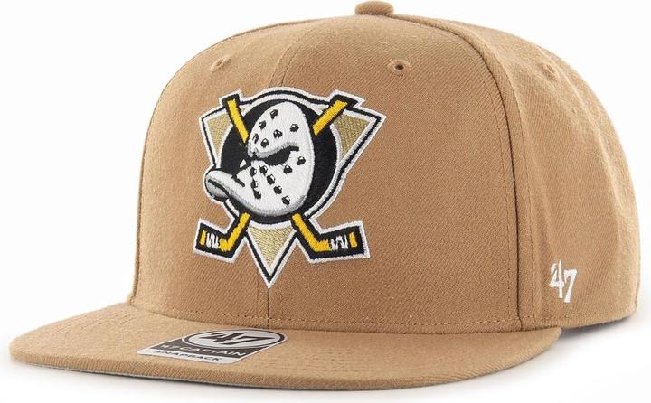 Produktbild 47 Brand Snapback Cap - Sure Shot Anaheim Ducks Camel Beige (One Size)