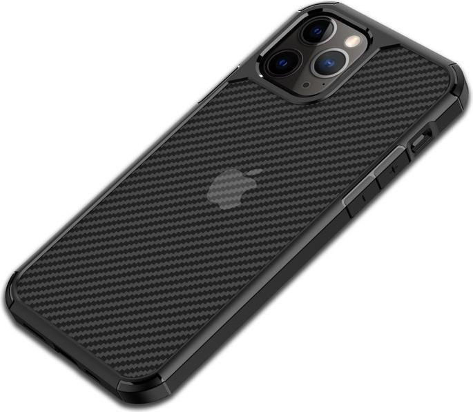 Image du produit Crong Hybrid Carbon - étui pour iPhone 12 Pro Max noir (Apple iPhone 12 Pro Max)