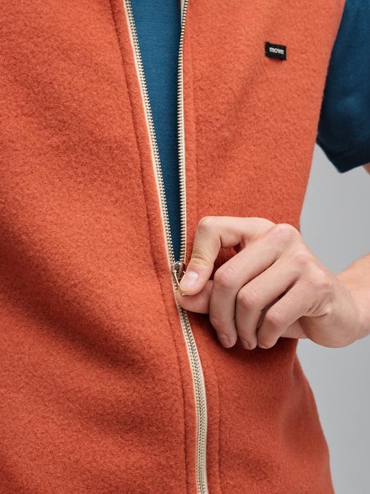 Actual product image Mover Plastic Free Sportswear Merino Fleece Vest (XS)