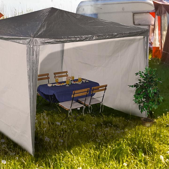 Produktbild Relaxdays 3x Pavillon-Seitenteile (10 cm, 300 cm)