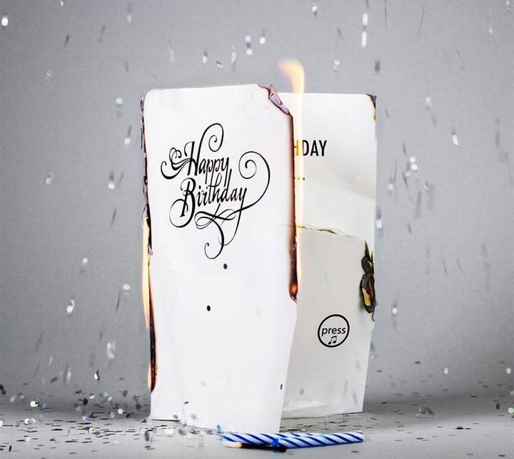 Produktbild TOP Never-Ending Birthday Card (1 Stk.)