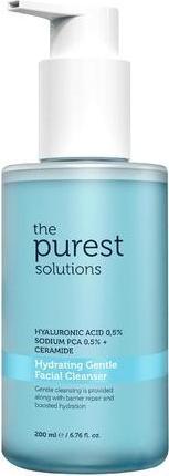 Immagine prodotto The Purest Solutions Acido Ialuronico Sodium PCA Ceramide Detergente Idratante Delicato per il viso 200ml (Gel, 200 ml)