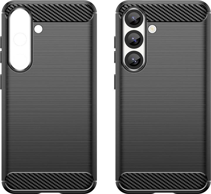 Produktbild Hurtel Carbon Case Flexibles Silikon für Xiaomi 15 Ultra - Schwarz (Xiaomi 15 Ultra)