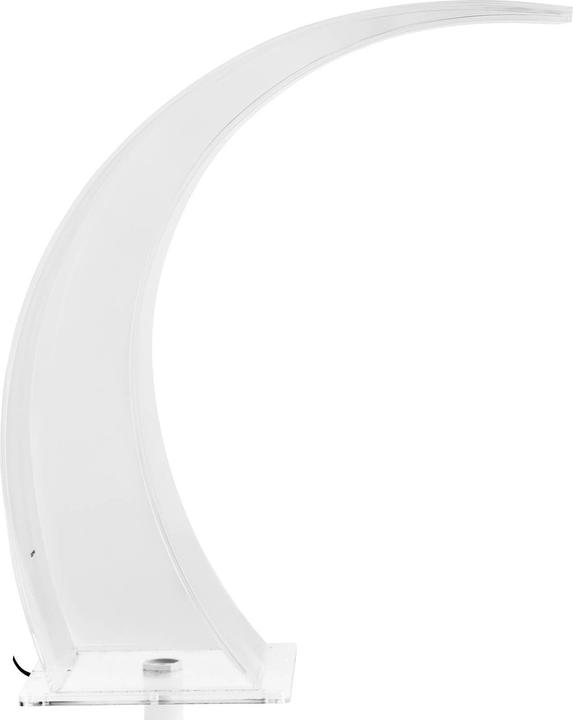 Actual product image Uniprodo Schwalldusche Wasserspiel Wasserfall 35 cm mit LED Blau / Weiss