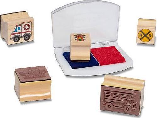 Produktbild Melissa & Doug Holzstempel-Set Fahrzeuge