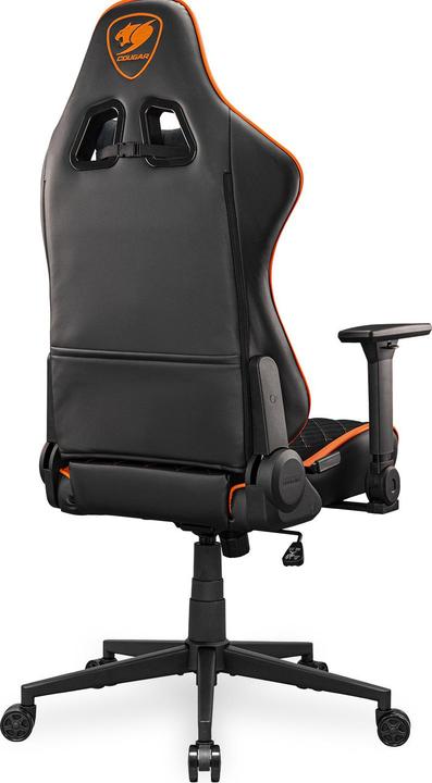 Actual product image Cougar Armor One V2 F gaming chair, PVC/fabric, black/orange