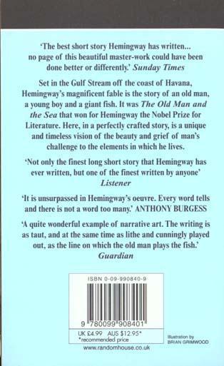 Immagine prodotto The Old Man and the Sea (Inglese, Ernest Hemingway, 1994)