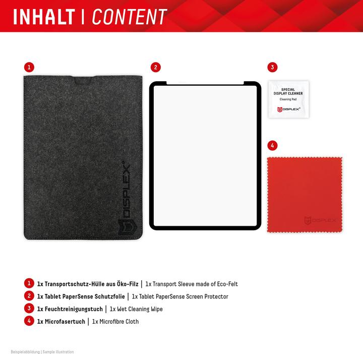Produktbild Displex Tablet Papersense, iPad Paper Feeling Schutzfolie (1 Stück, iPad Pro 12.9 2022 (6. Gen))