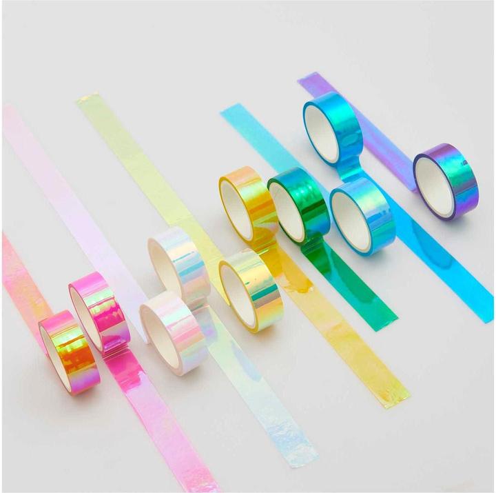 Produktbild Rico Design Tape Set Mirror Rainbow, 10 Stk..300863