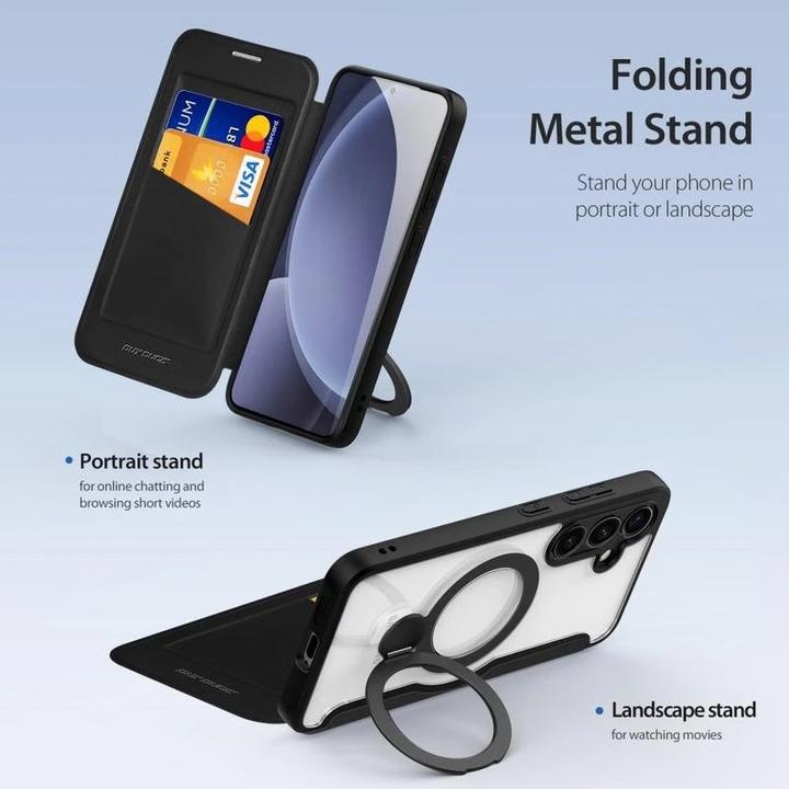 Image du produit Dux Ducis Skin X Pro Magnetic Stand Lederhülle (Samsung Galaxy S25+)
