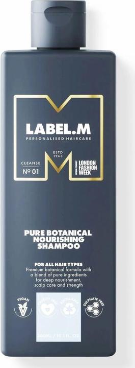 Immagine prodotto Label.M Shampoo Nutriente Puro Botanico 300 ml (300 ml, Shampoo liquido)