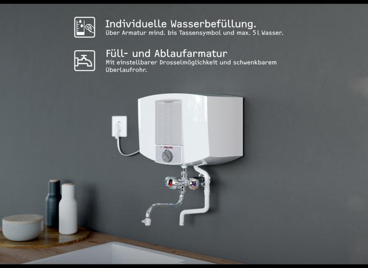 Produktbild Stiebel Eltron KBA 5 KA Kochendwassergerät, Kunststoff, 5 Liter, Chromarmatur