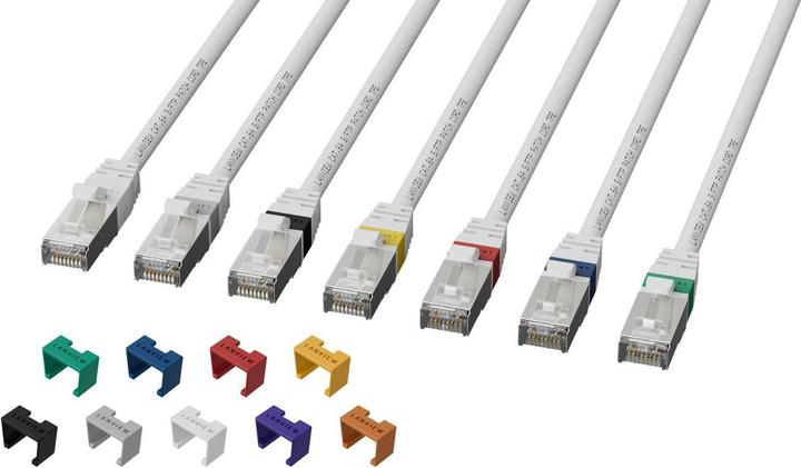 Produktbild Lanview CAT6A S/FTP 25m White LSZH (S/FTP, CAT6a, 25 m)