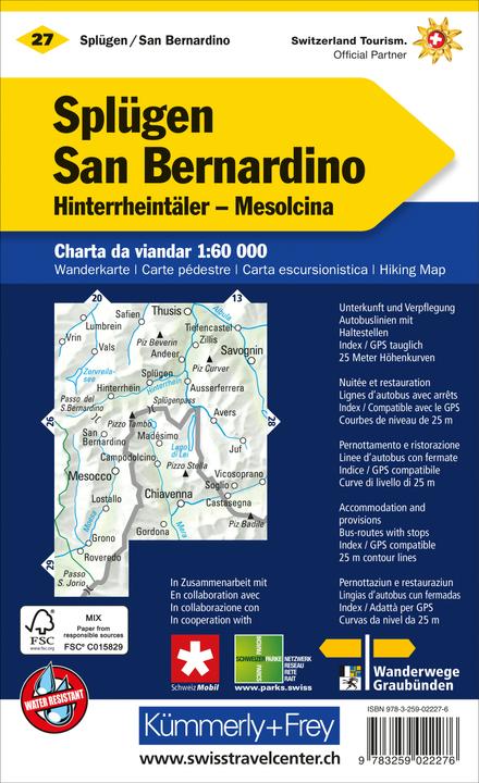 Produktbild Splügen, San Bernardino 60000