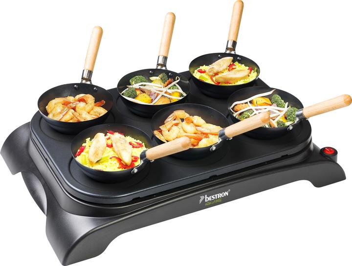 Produktbild Bestron Party-Wok- & Crepemaker-Set
