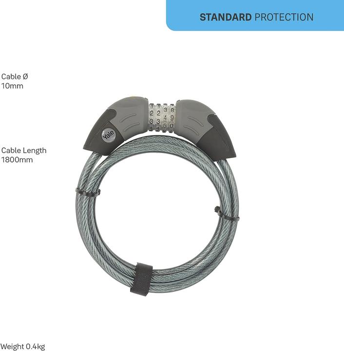 Actual product image Yale Standard Security Bike Lock