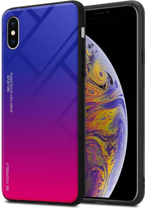 Image du produit Cadorabo Couverture en verre TPU 2 couleurs (Apple iPhone XS Max)