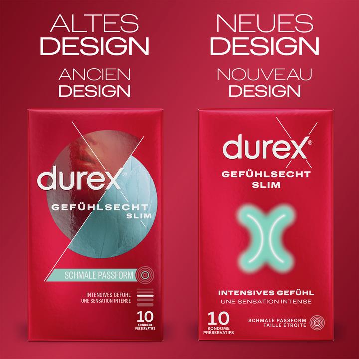 Immagine prodotto Durex Gefühlsecht Slim Fit (10 pz.)
