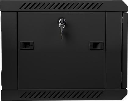 Image du produit Lanberg WF01-6406-10B Étagère murale en rack 6U noire (6 HE, Rack 19 pouces)