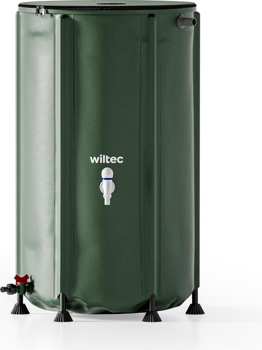 Wiltec Regentonne faltbar 250l Regenwassertonne Wassertank Regenfass Wassertonne (250 l)