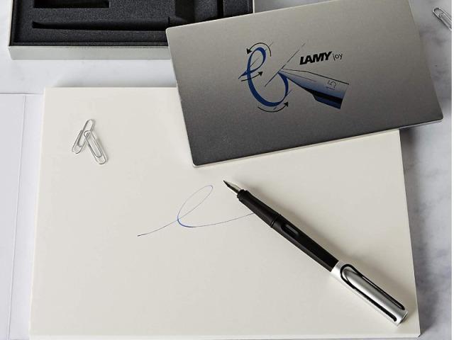 Actual product image Lamy JOY - pen and paper writing set (Black, Grey, 3 x)