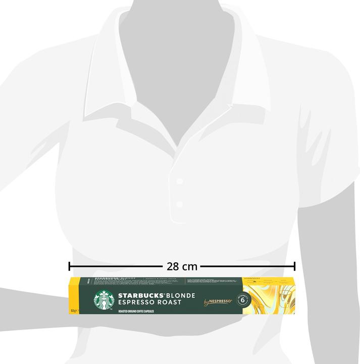 Immagine prodotto Starbucks Blonde Espresso Roast by Nespresso Blonde Roast (10 x Porta.)